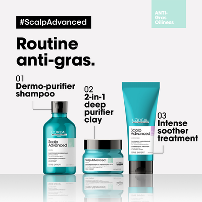 L'Oréal Professionnel Serie Expert Scalp Advanced Anti-Oiliness Dermo-purifier Shampoo, 300 ml